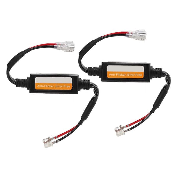 2 stk C12H1 LED Dekoder Ledningsnettsett LED-frontlyspære Dekoder for LED-frontlyspærer