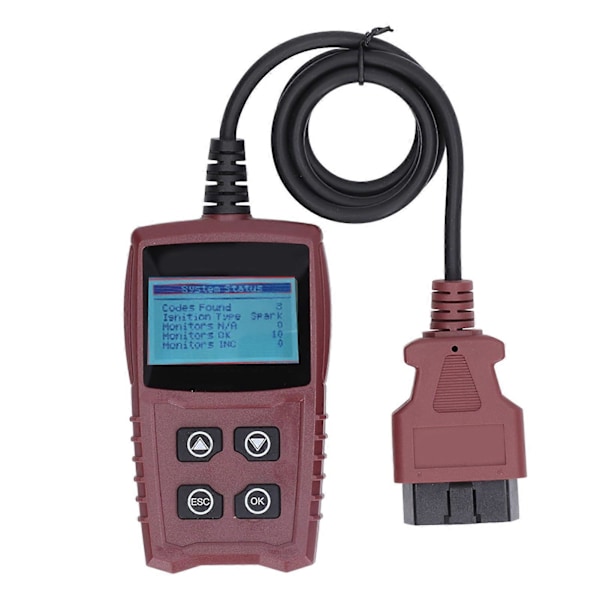 OBD2 Scanner Motor Felkodsläsare Multifunktionell Portabel Diagnostisk Skanningsverktyg för Bil