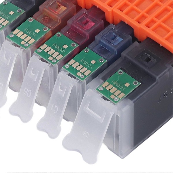 Blekkpatron Utskriftstilbehør Del for PIXMA MG5740 MG6840 MG7740 TS5040 TS6040 TS8040 5 Farger BK BK C M Y