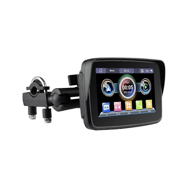 5 Tum Motorcykel Trådlös Carplay Android Auto Portabel Navigation GPS Skärm Motorcykel Vattentät Display