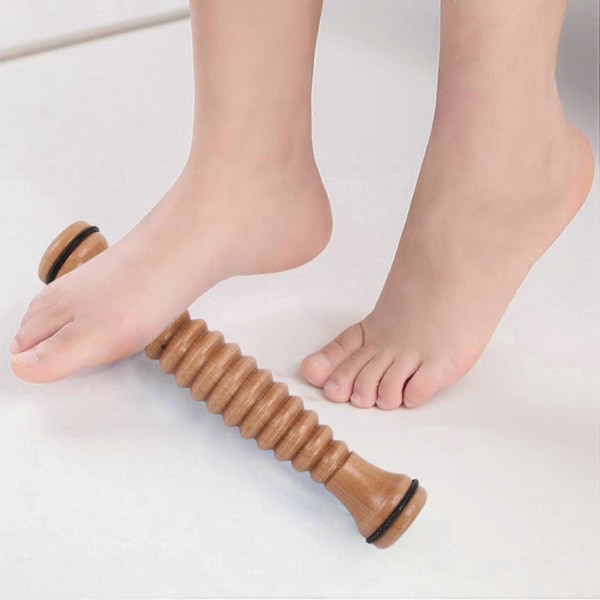 Ballet Fodmassager Vristformer Fodrulle Træ Fodrulle Afslapning Trykreducer Solid