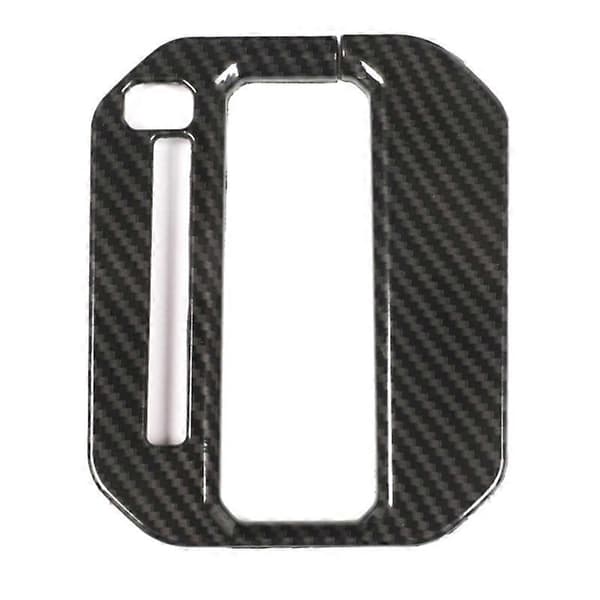 Gear Shift Panel Cover Trim Sticker til 2019-2020 JB74 JB64 LHD Biltilbehør, Kulfiber