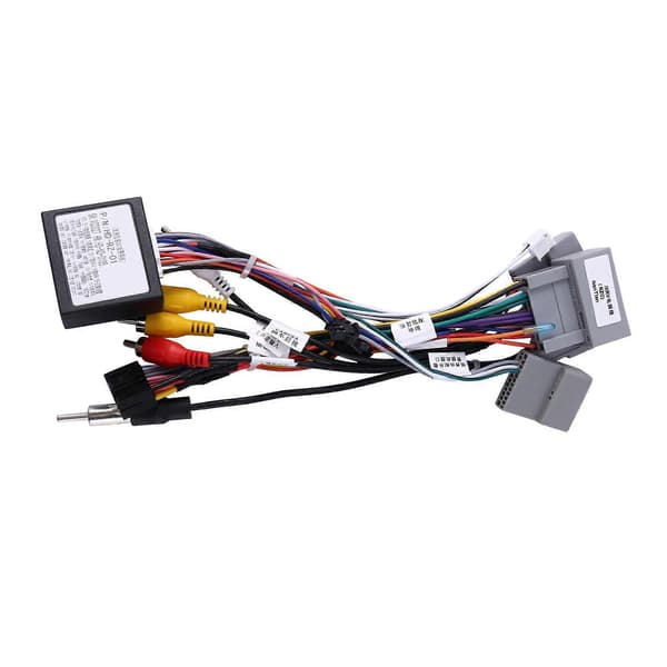 Bil 16-Pin Strömkabel Kabeladapter med Canbus+USB för XR-V Vezel Jade Fit Installation Android Stereo Spelare