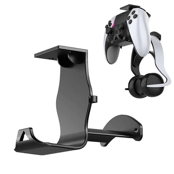 Vægmonteret Stand Bracket til ///Switch Controller Headset Bord Bund Opbevaringsbeslag Sort