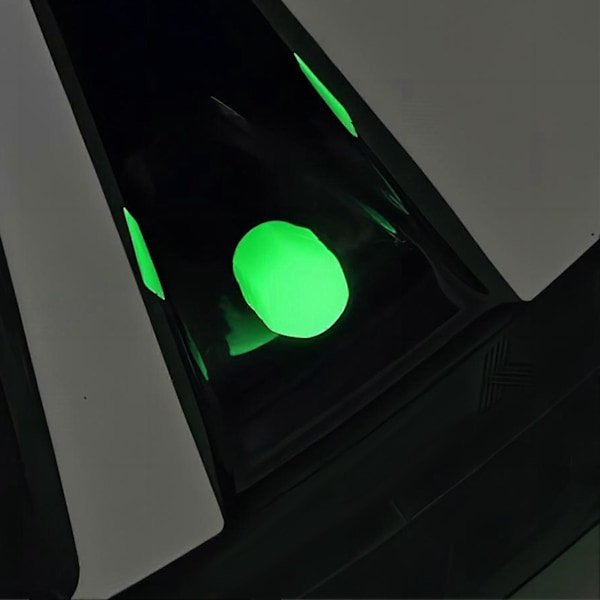 Självlysande Däckventilkapsel Fluorescerande Nattlysande Luftmunstycke Däckventilstamlock för Bil Cykel Motorcykel Grön