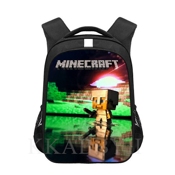 16 tum Mochila Barn Skolväska Barn Tecknad Anime Tryckt Skolväska Yellow
