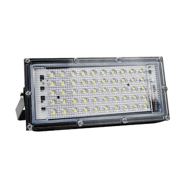 LED Flood Light, Udendørs Spotlight, Energieffektiv Pearl Point Floodlight, Wall Street Lampe, Havebelysning, 6500K, 50W