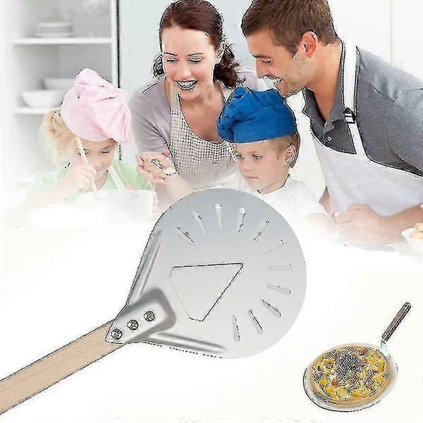 Perforeret Pizzaspade 7/8/9\" Pizza Vendespade Til Hjemmelavet Pizza Brødbagere Hy