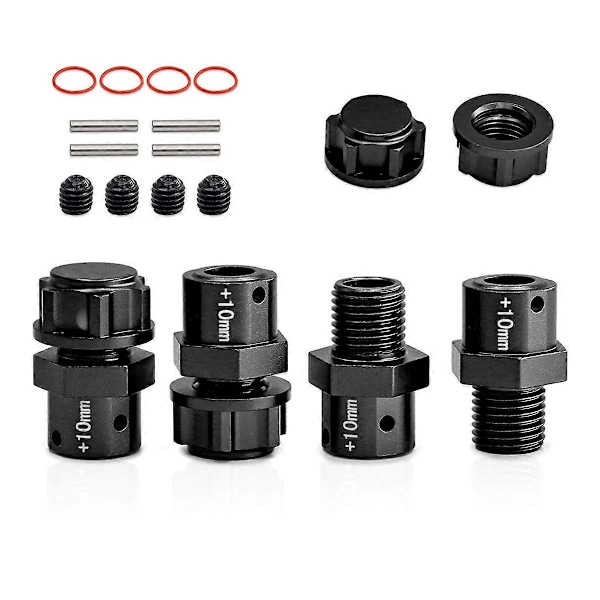 RC Bil Uppgradering 10mm Kontakt Kit för Arrma 1/8 Kraton för 1/7 RC Bil Uppgraderingstillbehör Svart