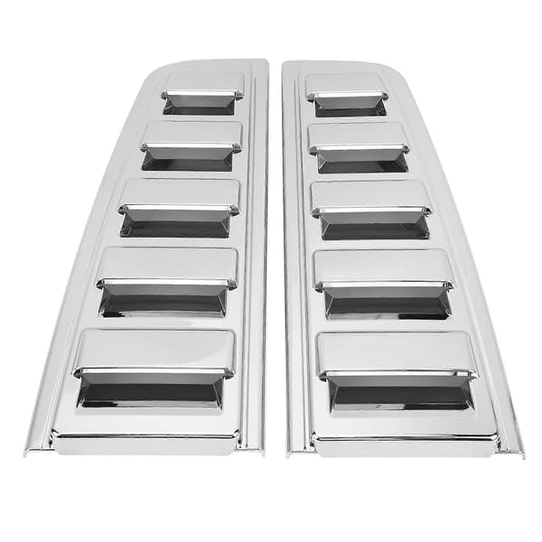 2 STK Bil Baglygte Trim Ramme Elektroplettering Lys Blank Rustsikker Udskiftning Til Hummer H2 2003?2009