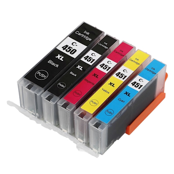Blækpatroner Kompatibel Refill Erstatning til PIXMA MG5440 MG5540 MG5640 MG6340 MG6440 MG6640 MG7140 Printer 5 Farver (BK BK C M Y)