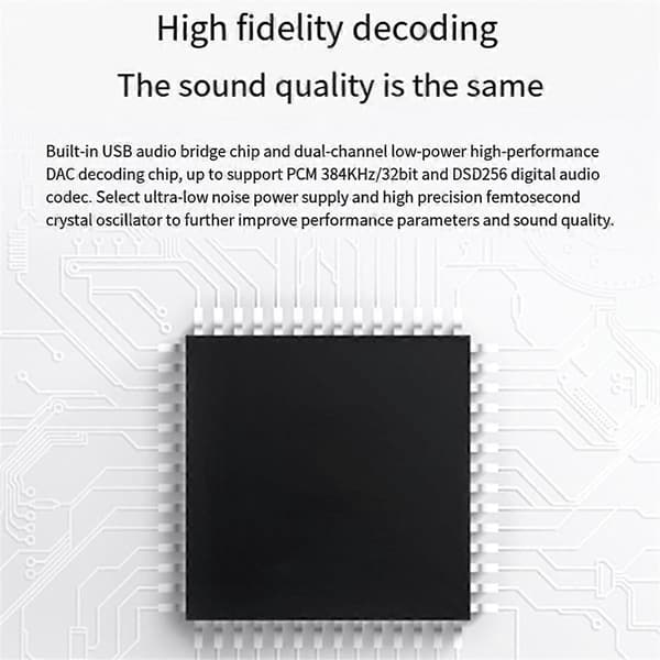 Dual CS43131 Chip Audio Module Hifi Lydkvalitet Digital Audio Dekodingsmodul 4.4+3.5+2.5USBc Digital Audio Modul