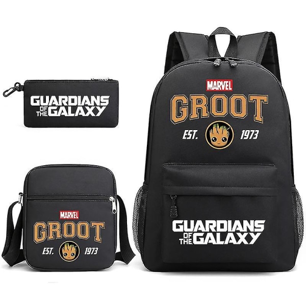 Guardians Of The Galaxy 3-pack Ryggsäckar Cartoon Barn Pojkar Flickor Skolväska Lättvikts Studenter Vattentät Kapacitet Mochilas style 29