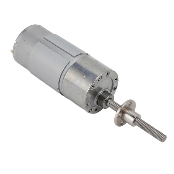 DC-vaihteistomoottori M6x50 kierteellä, itselukittuva alumiiniseoskuori, messinkikäämi, nopeuden vähennysmoottori laipalla DC24V 22RPM