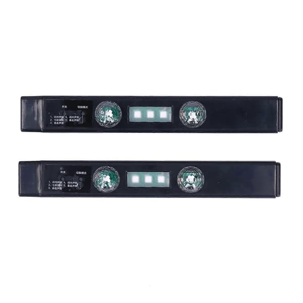 Ambient Light USB-lading LED Bil Sole Lampe Fjernkontroll Dekor Modifikasjon