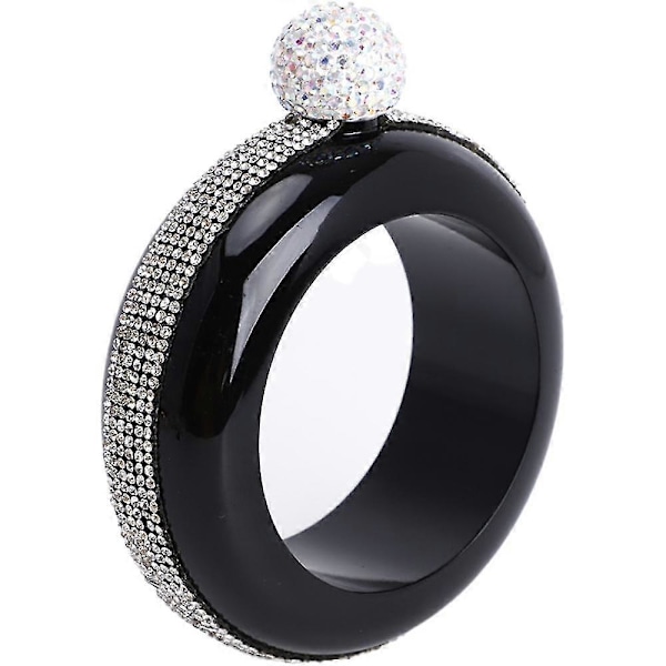 Armbåndsflaske Armbåndsflasker Kreativt Rustfritt Stål Og Lommeflaske diamondblack