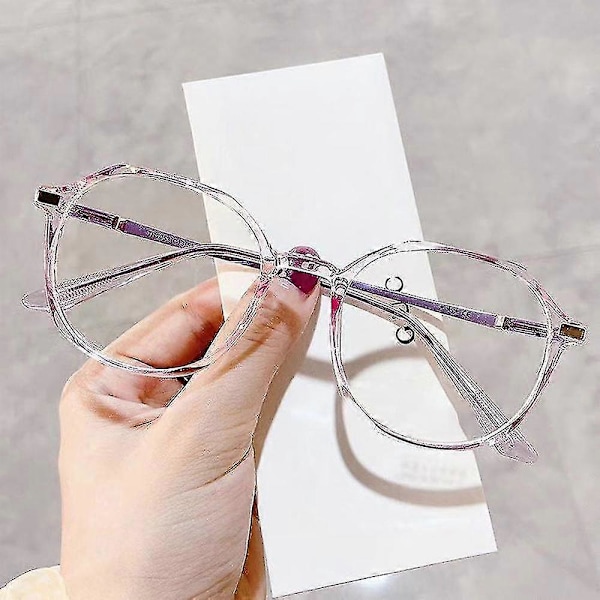 Barn Blåljusblockerande Glasögon Läsglasögon Datorspel Glasögon För Pojke Flicka Purple