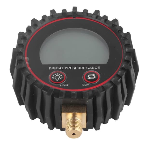 Dæktryksmåler Digital 3?255PSI med LCD-display DC3.1V 10mm Gevind Biltilbehør