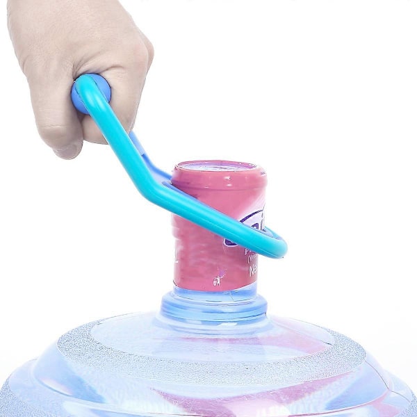 Vattenhink Handtag 5 Gallon Dricksvattenflaska Bärhjälp med Gummibelagd Halkfri Hållare - Grön