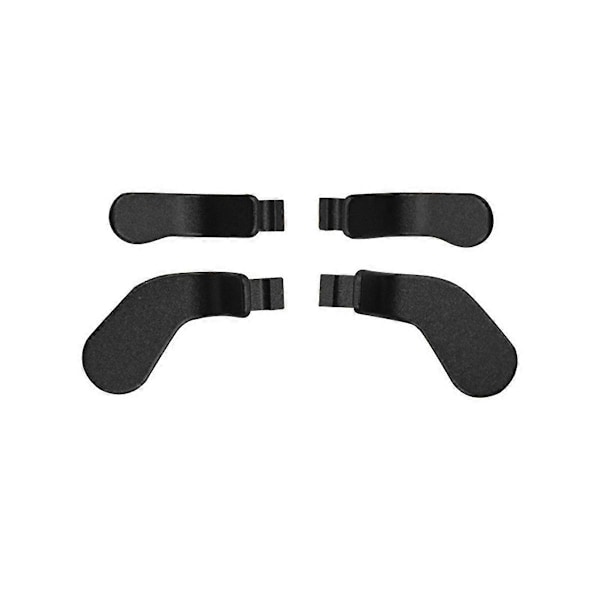Metal Elektroplettering Paddles 4 i 1 Trådløs Controller Paddle Kit til One Elite Series 1/2 Controller Sort