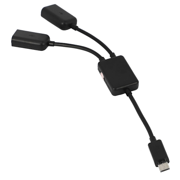 Micro-USB Host Kabel, Micro-USB Han til 2X Type A Dobbelt USB Hun OTG Adapter Konverter Hub til Andr