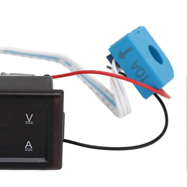 Hall DC Digitalt Display Amperemeter Arbeidsspenning 4?30V Dobbel LED Display Strøm Voltmeter Panel