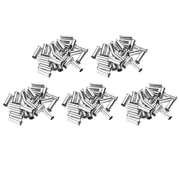 125 stk. 1/2/4/5/7 AWG Uisolerte Ferrul Kobberterminaler Sortimentssett for Ledningskabel