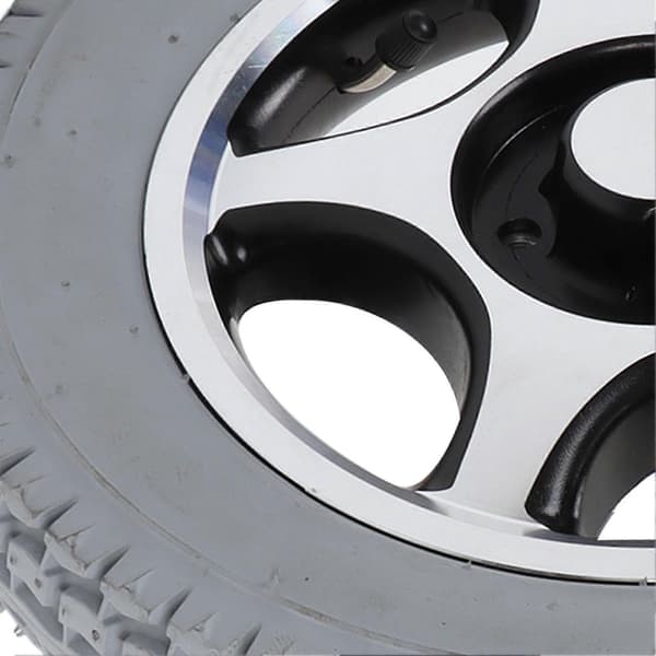 320mm Rullstolsdäck PU Uppblåsbart Hjul Legerat Stål Nav Funktionshindrad Fordon Bakdäck 4 Hål