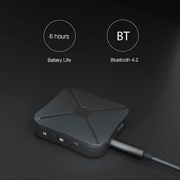 KN319 Bluetooth-kompatibel mottaker sender lyd stereo trådløs adapter med RCA AUX