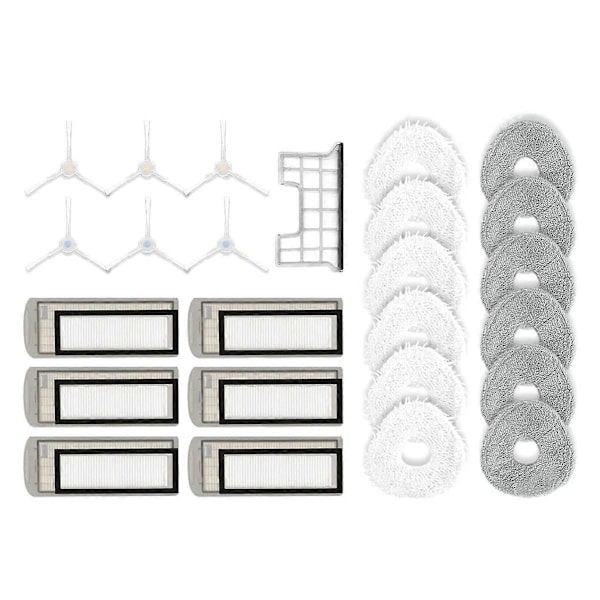 Til T10 J1 J2 Reservedele Tilbehør Sidebørste Primær Hepa Filter Moppeklud Modul Støvboks