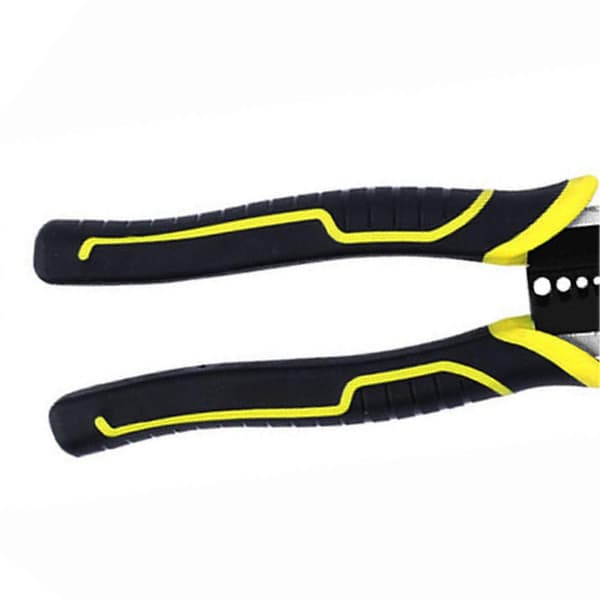 Multifunksjonell Tang Kraftbesparende Klipping Krimp Wire Stripper Tang Gul 9in