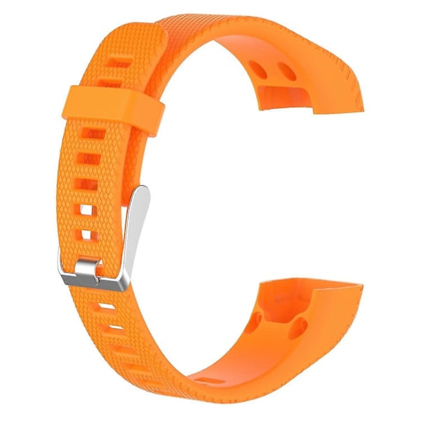 Pehmeä kellon ranneke asennustyökaluilla Garmin Vivosmart HR+/Approach X10/X40 -kelloille Orange