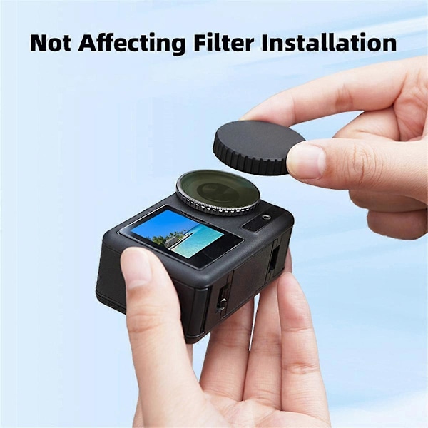 For Action 4 / Action 3 Sports Camera Silikon Linsebeskyttelse Deksel