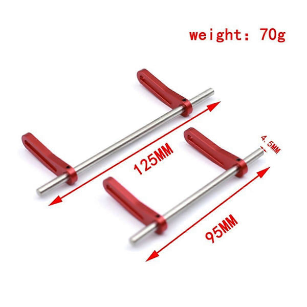 RC Bil Oppgradering Justerbart Front- og Bakfanger Kit for 1/10 SCX10 TRX4 LCG RC Bil Oppgraderingsdeler Rød