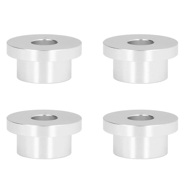 4 stk. Billet Styreforhøyerforing Solid CNC T6 Aluminiumlegering Tilbehørssett Kit for FXRSølv