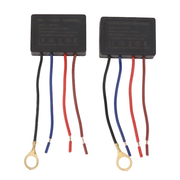 KSY 413A 3-vägs Touch Sensor Dimmer Glödlampa 20-100W LED-lampa 3W-25W Touch Lamp Kontrollmodul för Ersättning Skrivbordslampa 110-230V