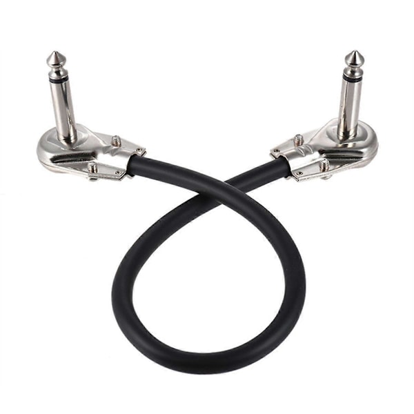 6st Gitarr Effekter Instrumentanslutningskabel 15cm 1/4 tum Gitarr Effekter Instrumentanslutningskabel