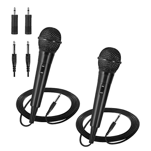 Handhållen Trådbunden Mikrofon, Kardioid Dynamisk Sångmikrofon med Mikrofonomvandlare, för Karaoke Sångmusikframträdande
