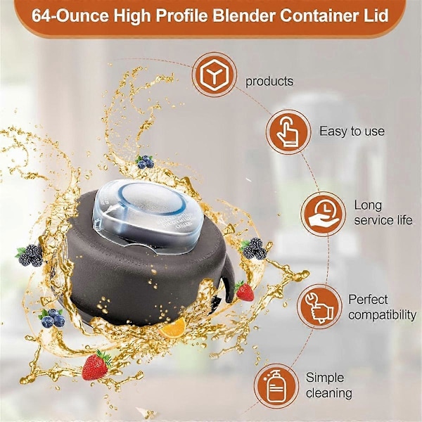 Blender Ersättningsdelar för 5000 5200 Blenderlock för 64oz för Accelerator Tamper Verktyg Stav Omrörare