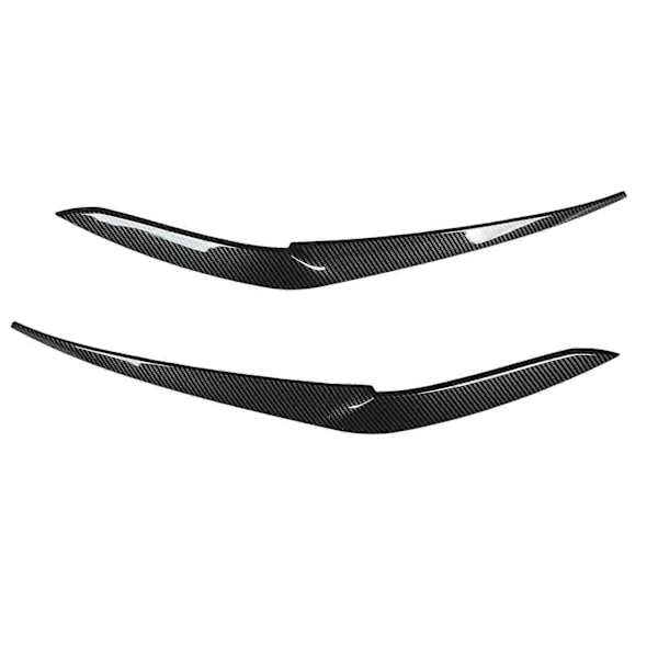 1 Par Främre Strålkastarögonbryn Slät Yta UV-Beständig Rundade Hörn Passar X5 G05 X6 G06 Kolfiberstil