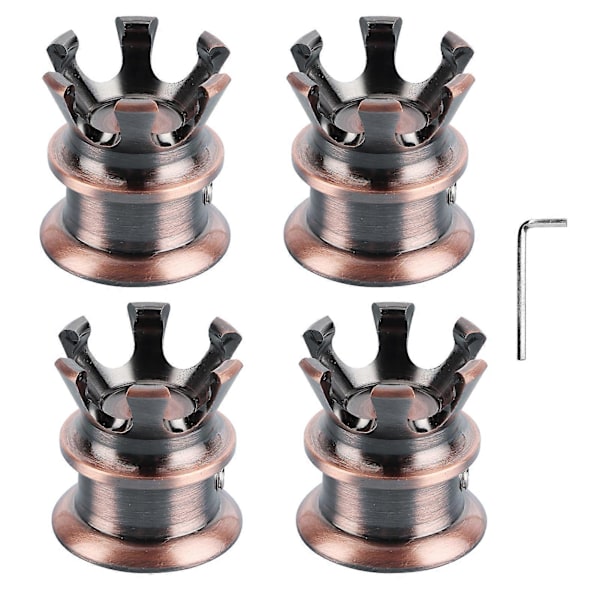 4 kpl Moottorin Ruuvikorkin Suojukset Kruunu Muotoilu Sopii XL883/Big Twin 1340 Evo/Twin Cam -malleihin Pronssi