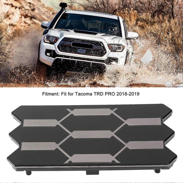 Främre Grilldekor Radarsensorskydd 53141?35060 Passar Tacoma TRD PRO 2018?2019