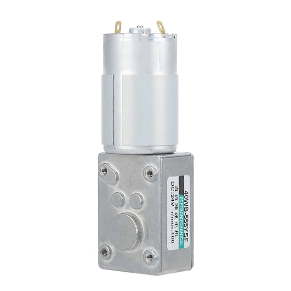 Turbiini kierukkavaihdemoottori DC Suuri vääntö Matala nopeudensäätö 2-suuntainen DC24V XD40WB-555YSF100rpm/min