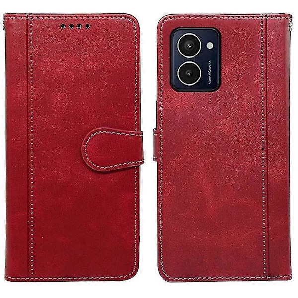 Telefoncover til HMD Pulse Læderetuier Red