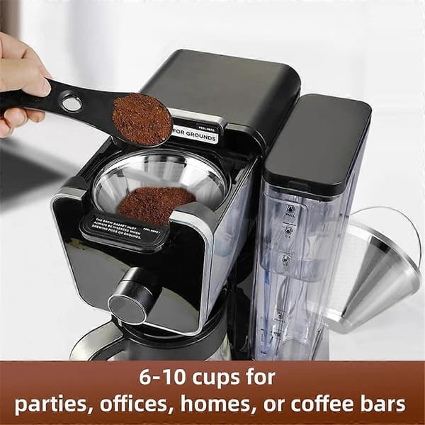 Kaffefilter i rustfrit stål, velegnet til udskiftning af kaffefilter, 4-kegle permanent kaffefilter 2 stk.