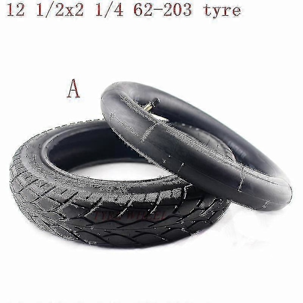 12 1/2x2 1/4 Hjul Dæk 12 Tommer 12 1/2 X 2 1/4 62-203 Dæk Indvendig Slange Passer Til Mange Gas Elektriske Scootere Og E-cykel Foldecykel tyre A