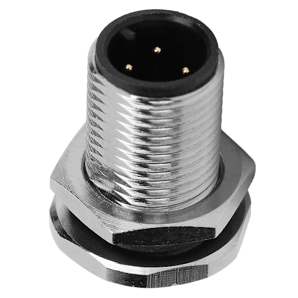 M12?F2?P4 Panelmonterat Uttag F2 M12 IP67 Vattentät Kontakt 4-stifts Adapter