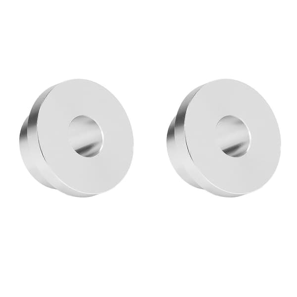 4 stk. Billet Styrforhøjer Bøsning Solid CNC T6 Aluminium Legering Tilbehørssæt Kit til FXRSølv