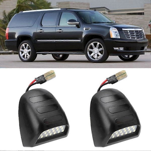 2 stk. LED nummerpladelygte Passer til Chevy Silverado 1500 1999-2013 DC12V