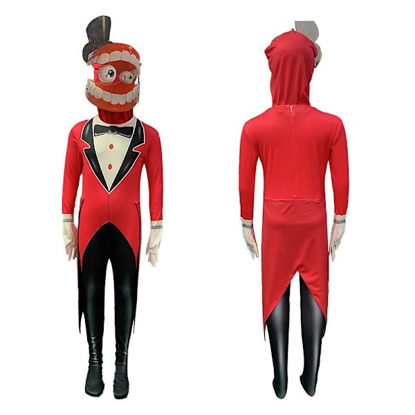 Barn Teen Pojkar Flickor Magiska Nummer Cirkus Cosplay Party Kostym Set Present Caine 5-6 Years